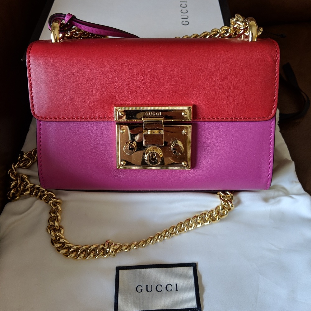 Gucci Padlock Small Smooth Leather Shoulder Bag